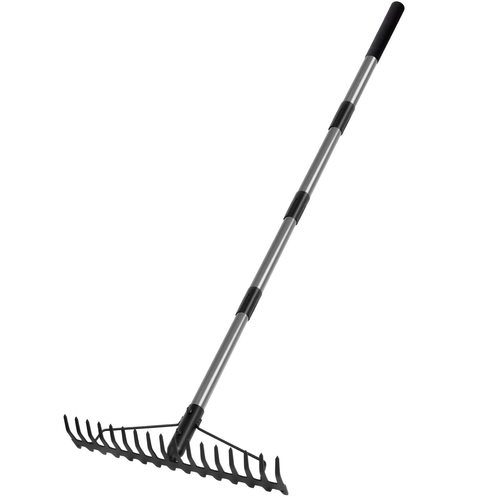 Walensee 5.4FT Bow Rake Heavy Duty Garden Rake with Stainless Steel Ha ...