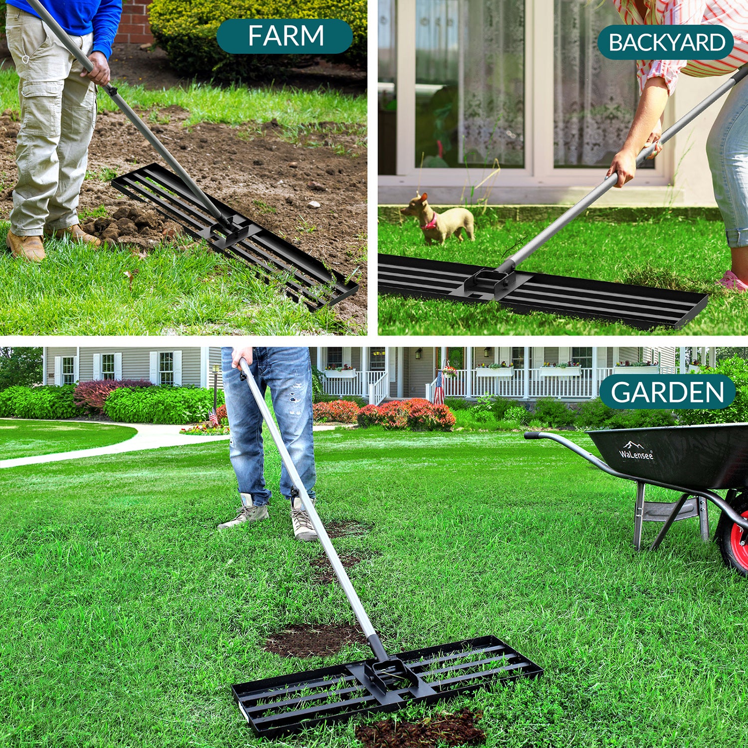 Walensee Lawn Leveling Rake – walenseecollections