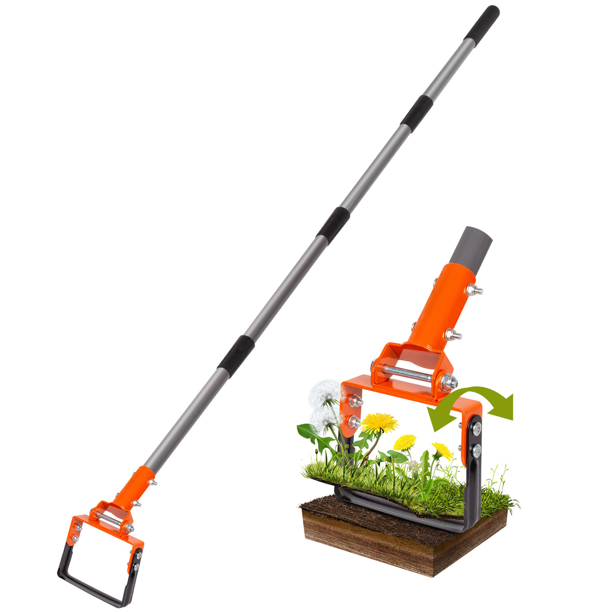 Walensee Garden Hoe for Weeding Action Hoe and Stirrup Hoe for Flower