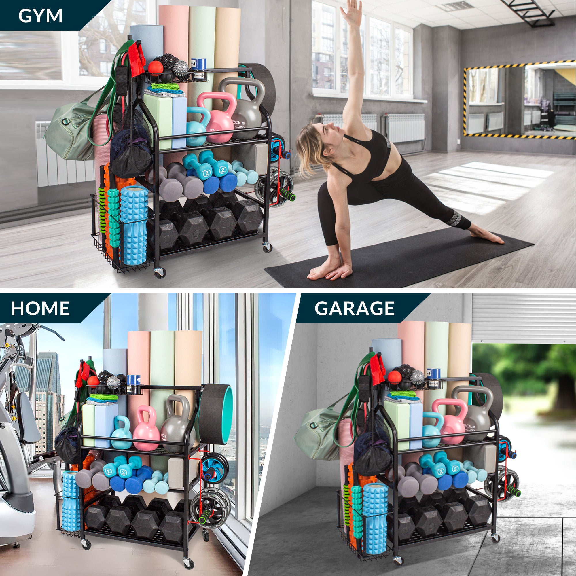 Sttoraboks Dumbbells Rack,Weight Rack for Kettlebell, Weight Stand,Home Gym Storage Holder