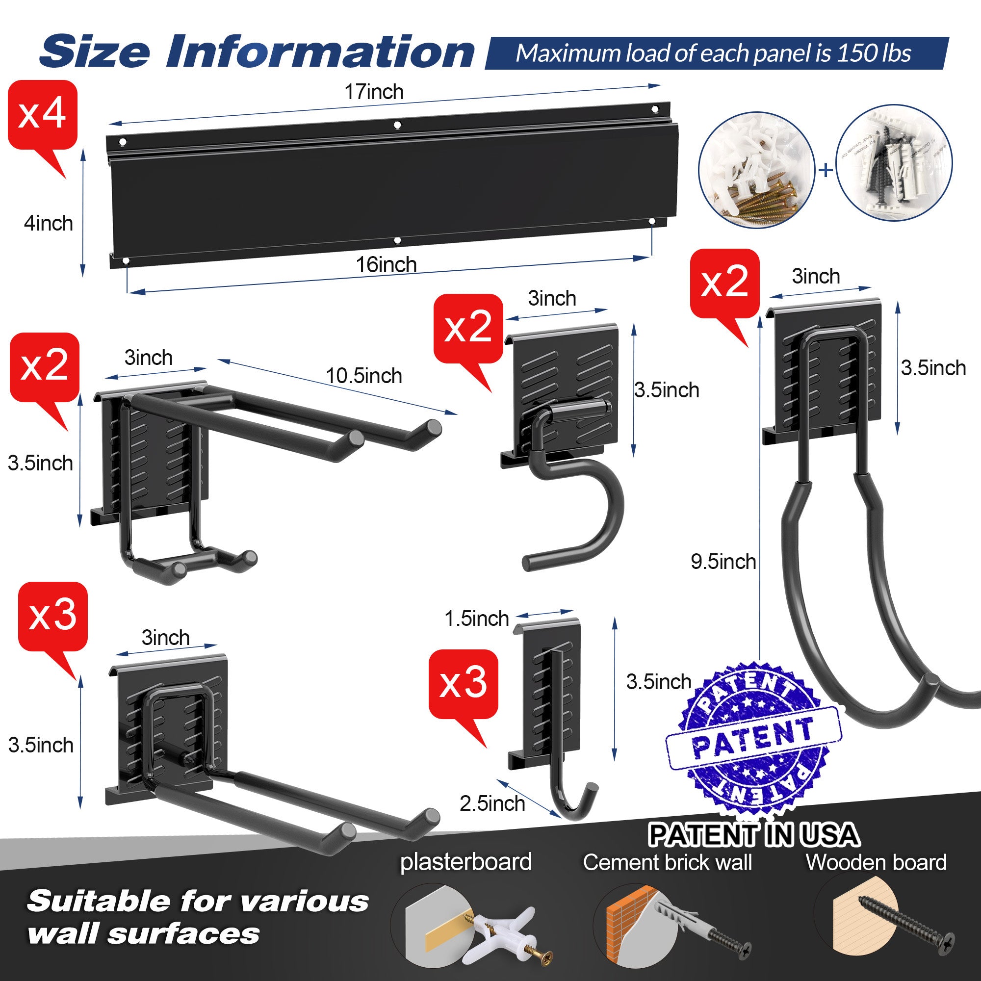 Sttoraboks Garage Tool Storage Rack